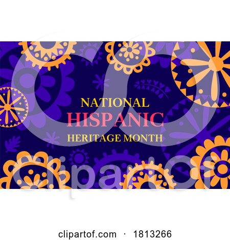 National Hispanic Heritage Month Licensed Clipart by Vector Tradition SM