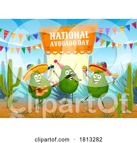 National Avocado Day Licensed Clipart by Vector Tradition SM