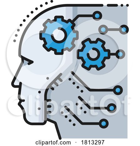 Artificial Intelligence Design Licensed Clipart by Vector Tradition SM