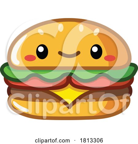 Kawaii Styled Cheeseburger by yayayoyo