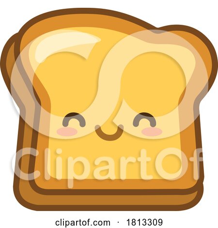 Kawaii Styled Slice of Toast by yayayoyo