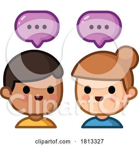 People Talking Licensed Cartoon Clipart by yayayoyo