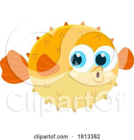 Blow Fish Licensed Cartoon Clipart by Hit Toon