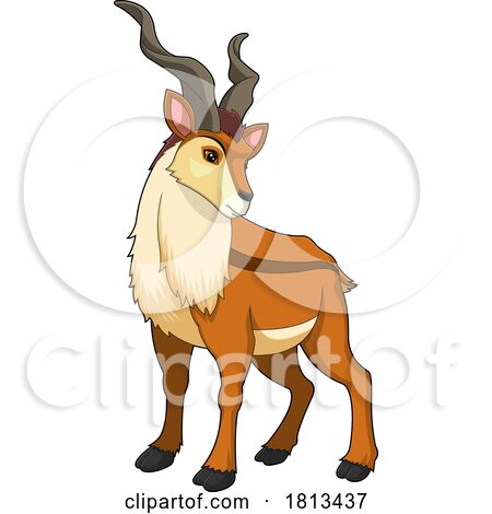 Markhor Licensed Cartoon Clipart by Hit Toon