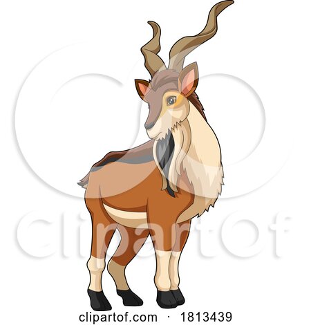 Markhor Licensed Cartoon Clipart by Hit Toon