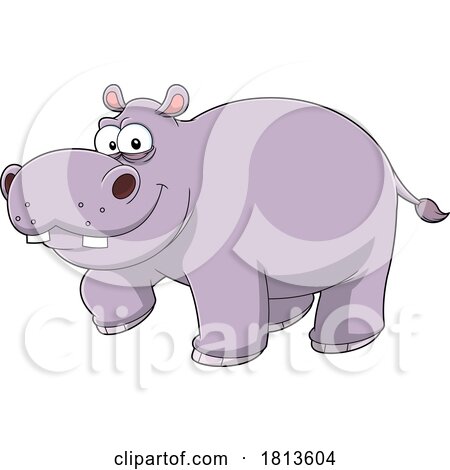 Hippo Licensed Cartoon Clipart by Hit Toon