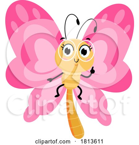 Butterfly Licensed Cartoon Clipart by Hit Toon