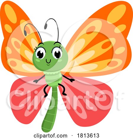 Butterfly Licensed Cartoon Clipart by Hit Toon