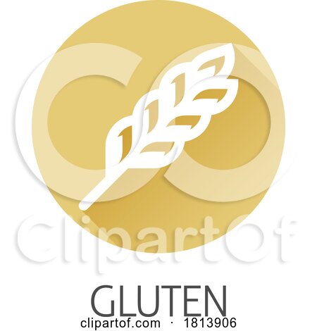 Wheat Plant Gluten Food Icon Concept by AtStockIllustration