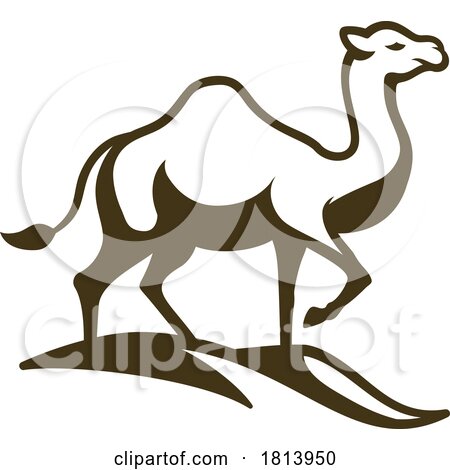 Camel Animal Design Illustration Mascot Icon by AtStockIllustration