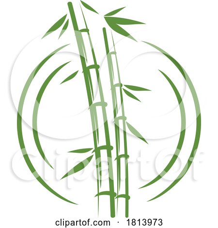 Bamboo Logo Licensed Stock Image by Vector Tradition SM