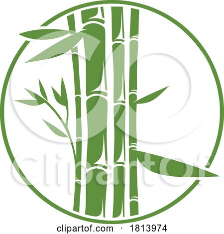 Bamboo Logo Licensed Stock Image by Vector Tradition SM