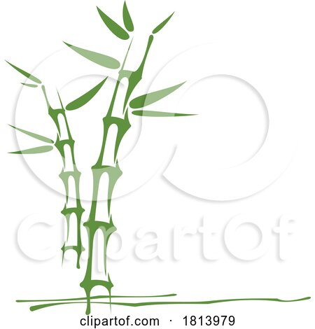 Bamboo Logo Licensed Stock Image by Vector Tradition SM