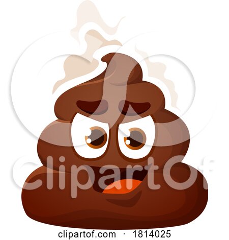 Smelly Pile of Poo Licensed Cartoon Clipart by Vector Tradition SM