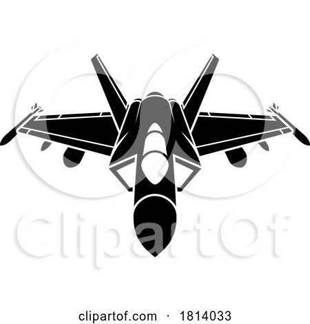 Fighter Jet Aeroplane Military Air Plane Aircraft by AtStockIllustration