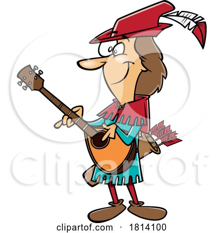 Cartoon Will Scarlett of Robin Hood Licensed Stock Image by toonaday