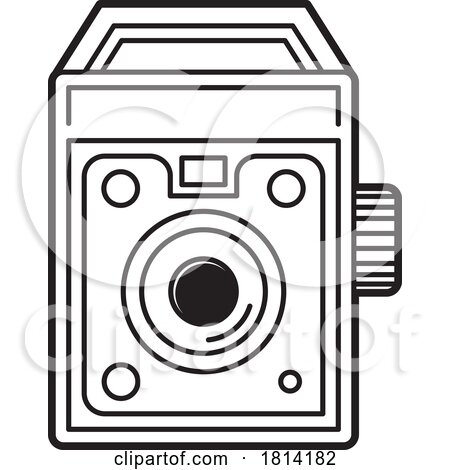 Black and White Old Camera Licensed Stock Image by Lal Perera