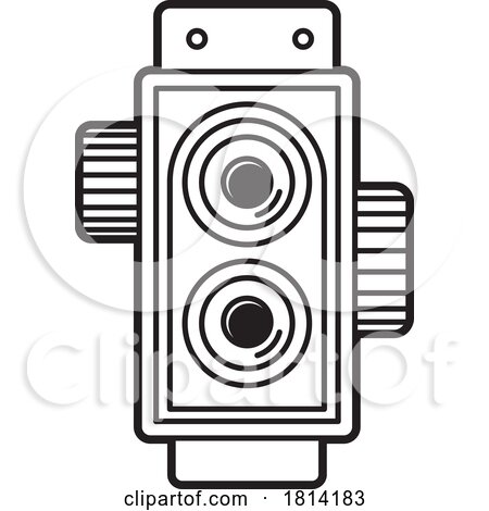 Black and White Old Camera Licensed Stock Image by Lal Perera