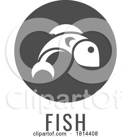 Fish Seafood Food Icon Concept by AtStockIllustration