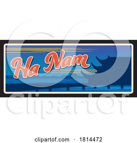 Travel Plate Design for Ha Nam by Vector Tradition SM