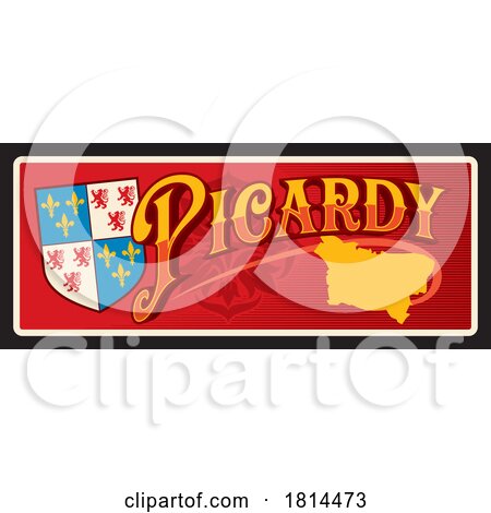 Travel Plate Design for Picardy by Vector Tradition SM