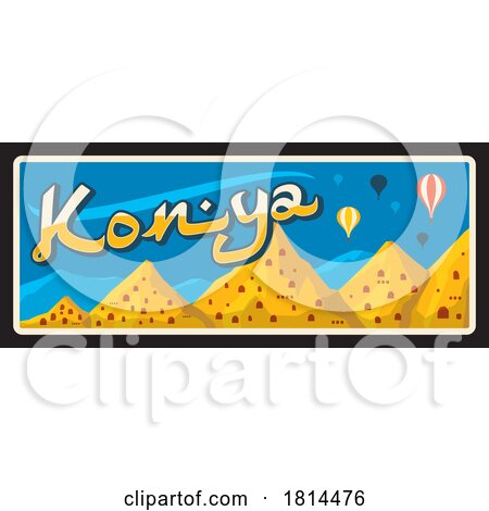 Travel Plate Design for Konya by Vector Tradition SM