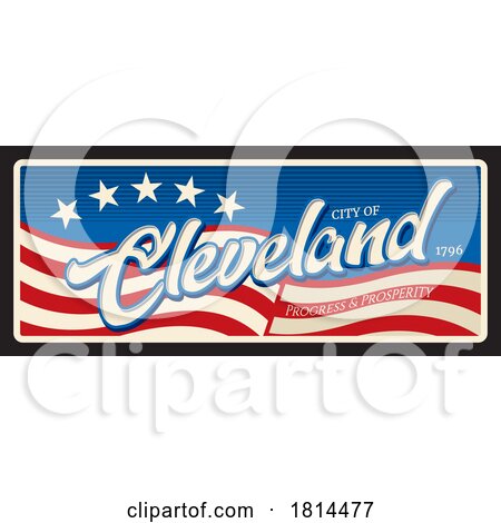 Travel Plate Design for Cleveland by Vector Tradition SM