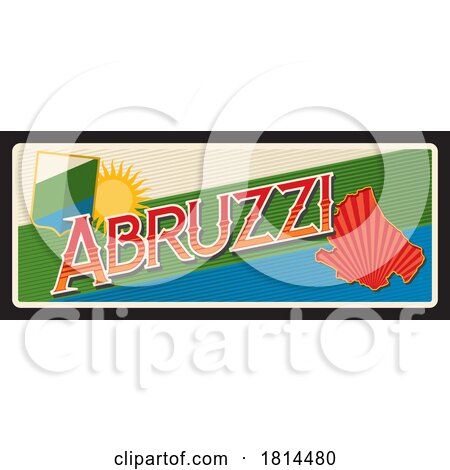 Travel Plate Design for Abruzzi by Vector Tradition SM