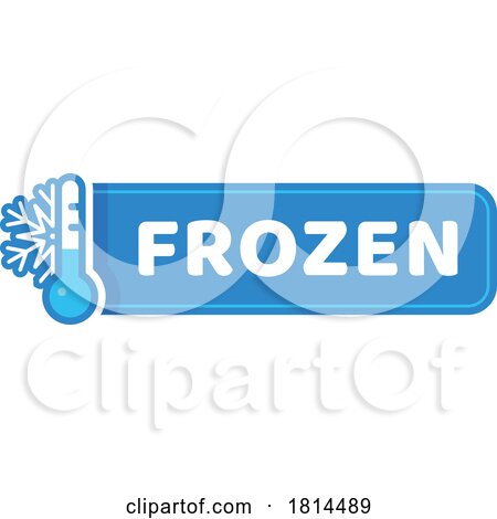 Frozen Food Label Design by Vector Tradition SM