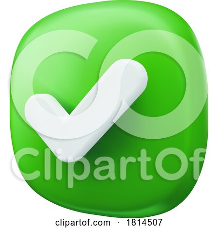 3d Green Check Mark by Vector Tradition SM