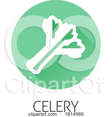 Celery Vegetable Food Allergen Icon Concept by AtStockIllustration