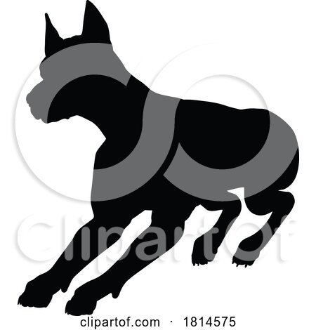 Dog Silhouette Pet Animal by AtStockIllustration