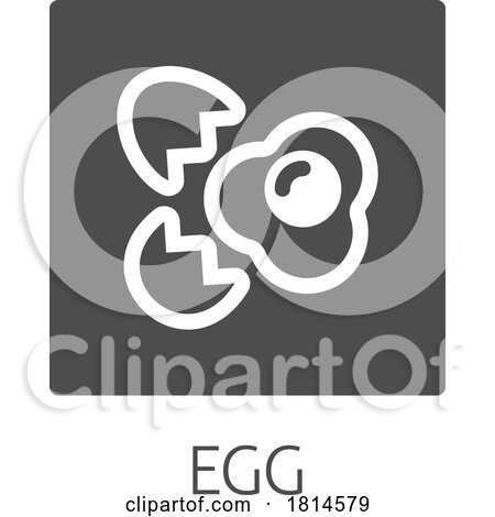 Egg Food Icon Concept by AtStockIllustration