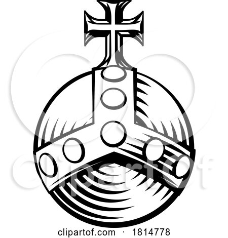 Royal Globus Cruciger Stavroforos Sphaira Orb by AtStockIllustration