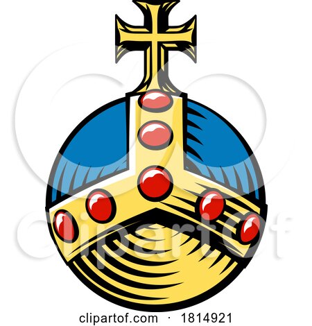 Royal Globus Cruciger Stavroforos Sphaira Orb by AtStockIllustration