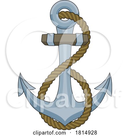 Ship Anchor Boat Rope Nautical Illustration by AtStockIllustration