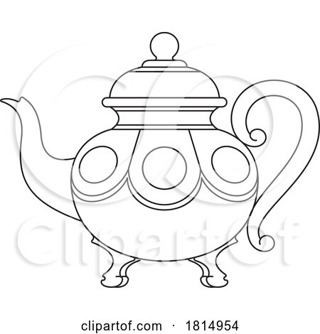 Cartoon Tea Pot by Lal Perera