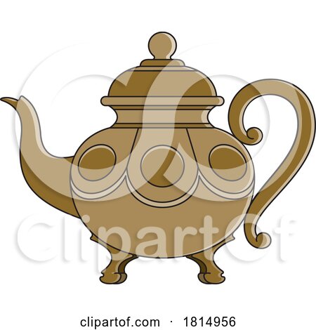 Cartoon Tea Pot by Lal Perera