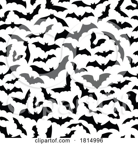 Halloween Bat Background Clipart by Vector Tradition SM