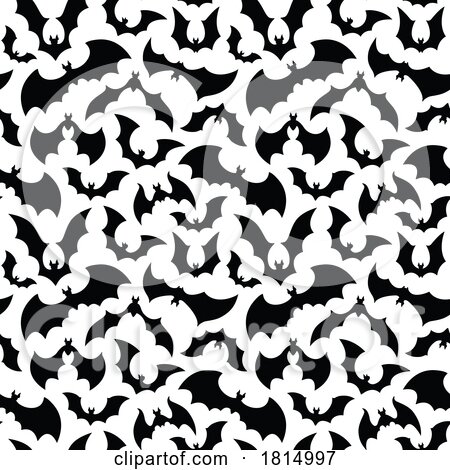 Halloween Bat Background Clipart by Vector Tradition SM