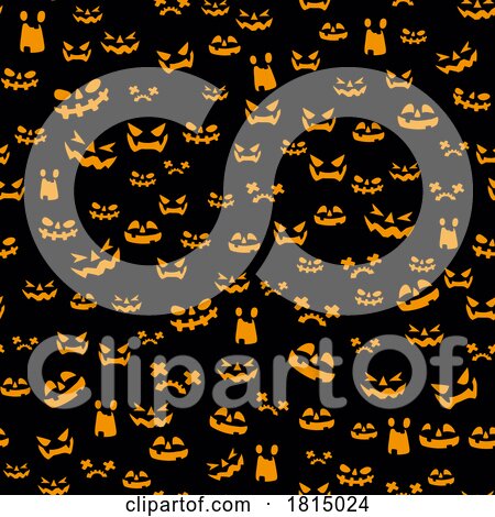 Halloween Jackolantern Background Clipart by Vector Tradition SM