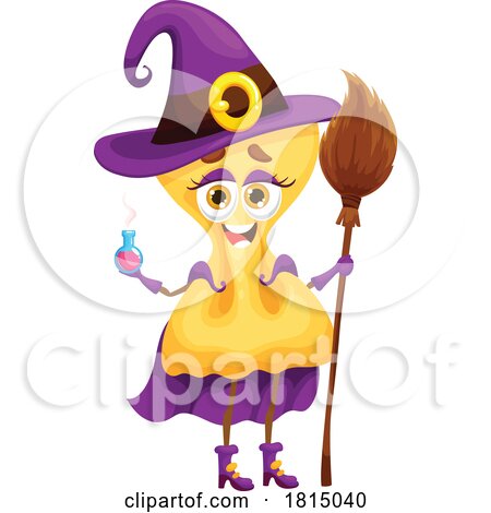 Halloween Farfalle Pasta Character Clipart by Vector Tradition SM