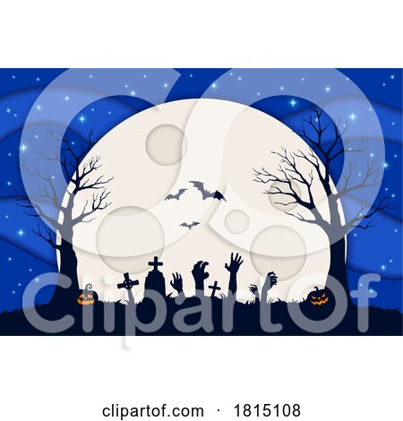 Halloween Background Clipart by Vector Tradition SM