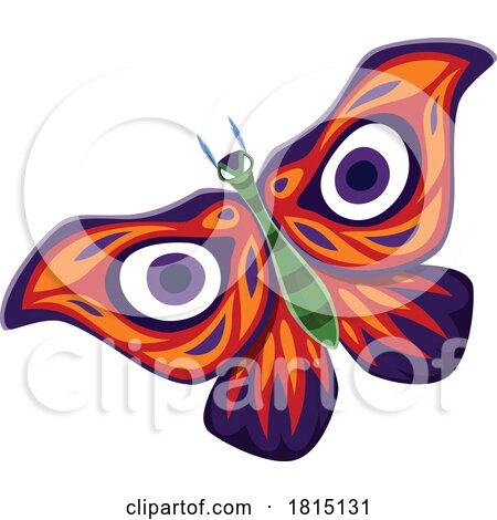 Halloween Moth Clipart by Vector Tradition SM