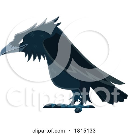 Evil Raven Clipart by Vector Tradition SM