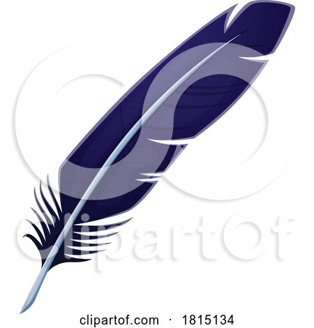 Raven Feather Clipart by Vector Tradition SM