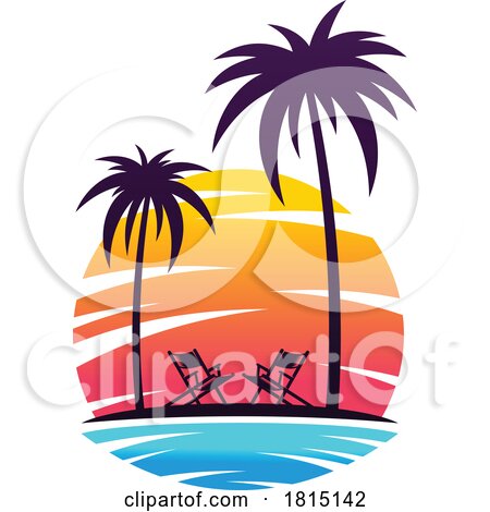 Tropical Beach Travel Design by Vector Tradition SM