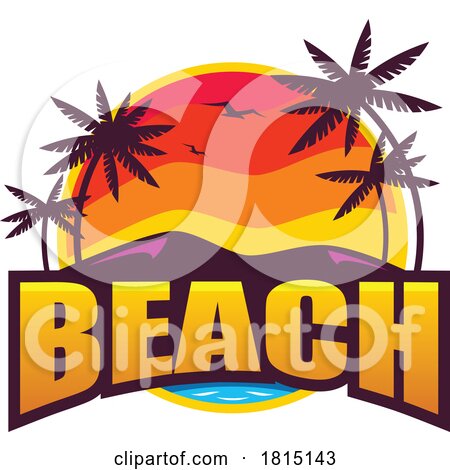 Tropical Beach Travel Design by Vector Tradition SM