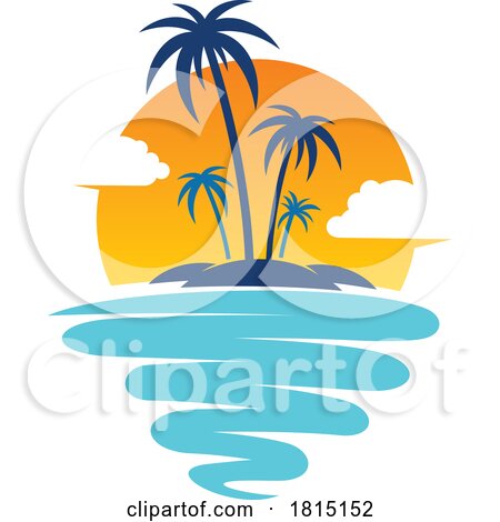 Tropical Beach Travel Design by Vector Tradition SM