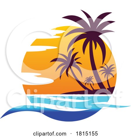 Tropical Beach Travel Design by Vector Tradition SM